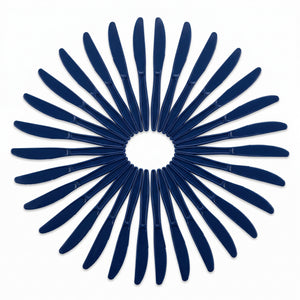 True Navy Economy Plastic Knives - Pack of 20 - 7.5 in.