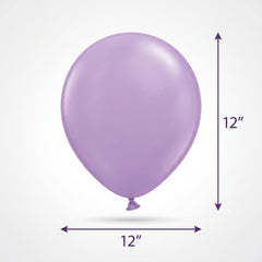 Lavender 12" Bulk Latex Balloons - Pack of 100