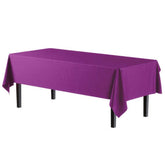 Premium Magenta Plastic Table Cover