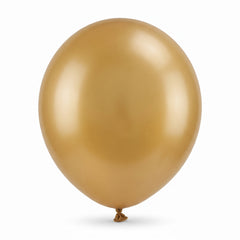 Gold Pearl Latex Balloons - 12" Round, 15 Pack