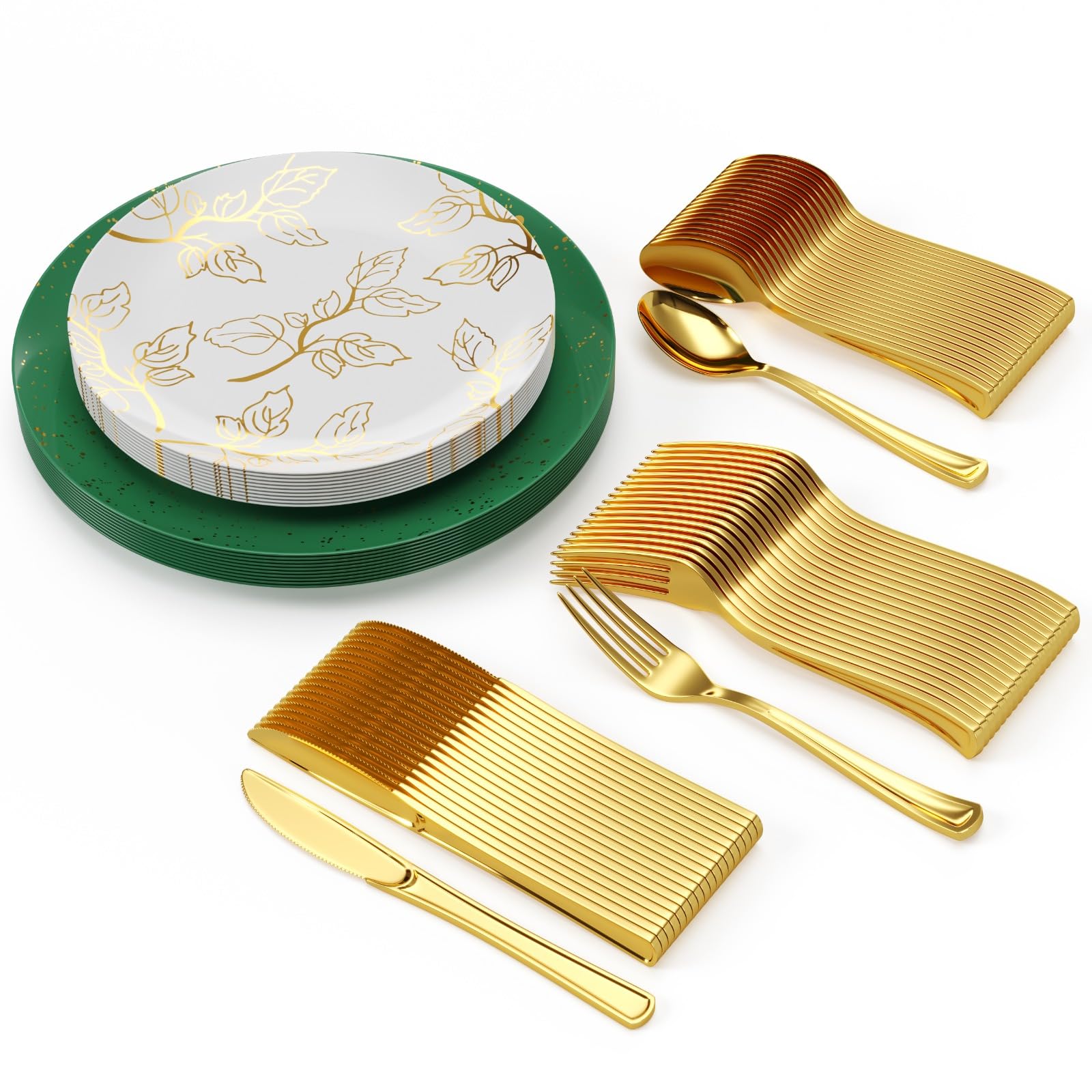 10 In. Matiz Design Plastic Plates | 10 Count