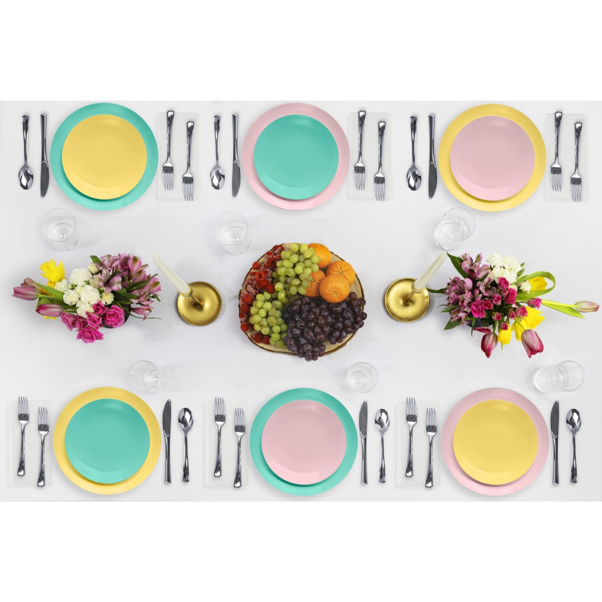 10 In. Popcorn Design Plates | 10 Count