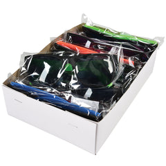 Neon Rubber Toy Sunglasses - 12 Count