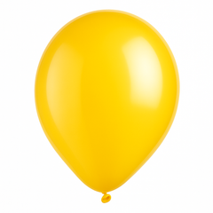 Bright Yellow Latex Balloons - Pack of 15