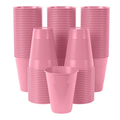 12 Oz. Pink Plastic Cups | 50 Count