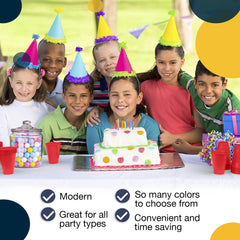 12 Oz. Red Plastic Cups | 50 Count