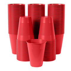 12 Oz. Red Plastic Cups | 50 Count