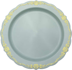 12 Oz. Robin Blue Victorian Design Bowls | 20 Count