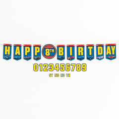 Hot Wheels Customizable "Happy Birthday" Banner - 10.5 ft