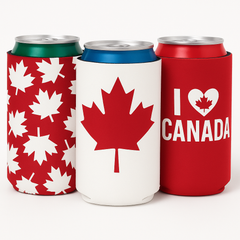 Canada Day Drink Cover Sleeves - Assorted Designs (3-Pack)