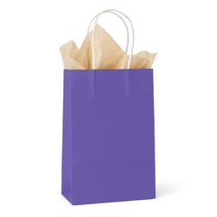 Elegant Purple Kraft Gift Bag