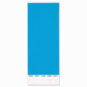 Solid Blue Event Wristbands - 500 Pack