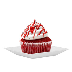 2.75 In. | White Square Miniature Plates | 960 Count