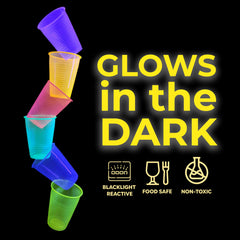 2 Oz. Neon Assorted Color Plastic Cups | Case of 1440