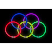 Unleashed - 8in. Assorted Glow Bracelets (100)