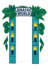 Jurassic World Deluxe Doorway Curtain Decoration