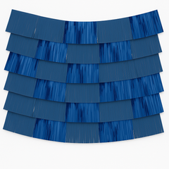 Royal Blue Metallic Fringe Backdrop Decoration