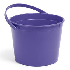 Purple Plastic Party Favor Pail