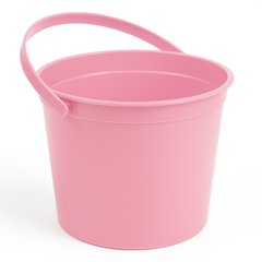 Pink Plastic Party Favor Pail
