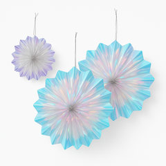Luminous Parasol Fan Decorations