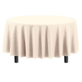 Round Ivory Table Cover
