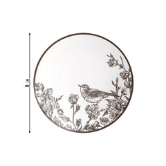 8" Rustik Design Plastic Plates (10)