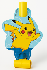 Pokemon Classic Birthday Party Blowout Noisemakers - 8 Pack