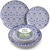 Earthtrends Florentine Design Plates Combo Set 16/16.