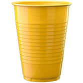 PMA - 12 Oz. Yellow Plastic Cups - 50 Ct.