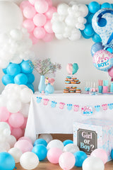 "Girl or Boy?" 10.5" Gender Reveal Paper Plates - 8 Pack