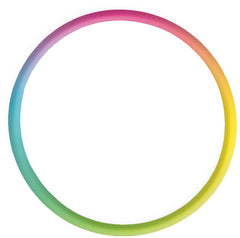 Awesome 80s Rainbow Rubber Bracelets, 16-Pack