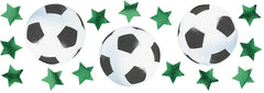 Soccer & Stars Confetti Pack - Sports Party Decoration, 1.2 oz