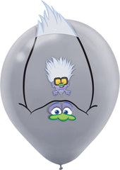 Trolls World Tour Latex Balloon Decorating Kit, 12-Inch, 6-Pack