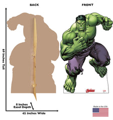 Giant Hulk Avengers Standee - 74"x49" Party Decoration