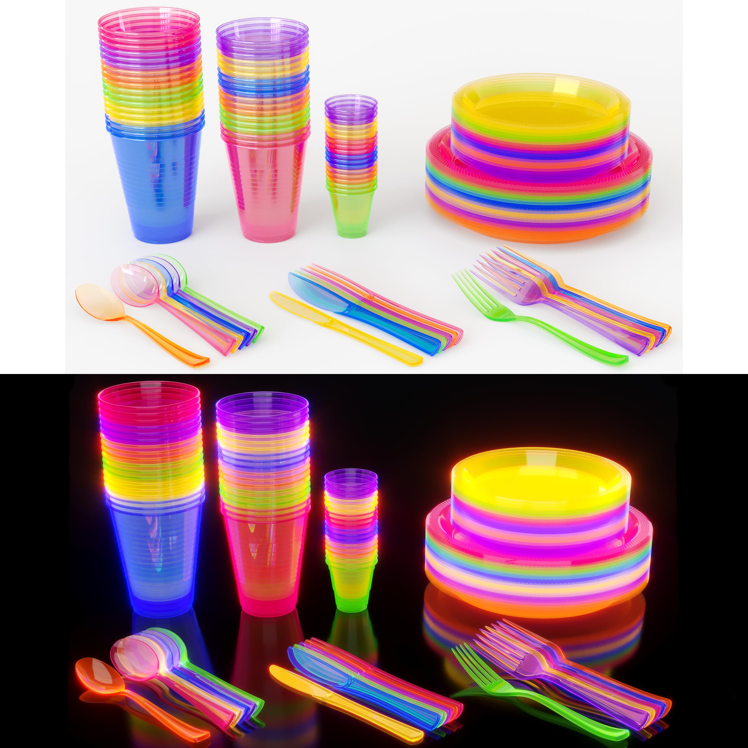 360 Pcs Neon Party Combo Pack
