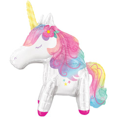 Little Gym - Enchanted Unicorn Air-Filled Foil Balloon - 1 Ct.