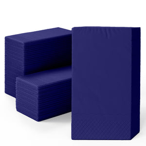 Dark Purple Guest Towel Napkins - 40 Ct.