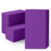 Purple Guest Towel Napkins - 40 Ct.