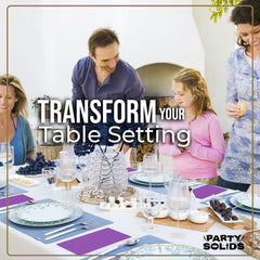 Purple Guest Towel Napkins - 40 Ct.