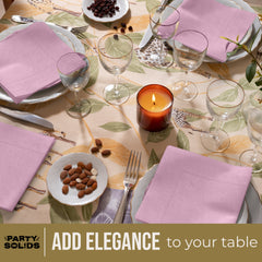 Pink Dinner Napkins - 50 Ct.