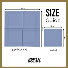 Silver Dinner Napkins - 50 Ct.