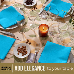 Turquoise Dinner Napkins - 50 Ct.