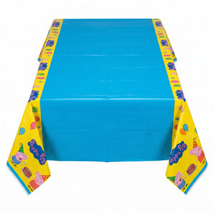 Peppa Pig Plastic Reusable Table Cover - Birthday Party Fun