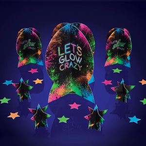 PMA - ""Let's Glow Crazy"" Birthday Table Centerpiece Kit