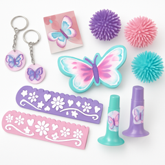 Butterfly Flutter Mega Mix Value Pack - 48-Piece Party Favor Set