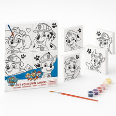 PAW Patrol Color Your Own Canvas Painting Kit