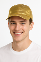 Gold Baseball Cap - Perfect for Team Spirit & Everyday Style