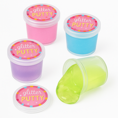 Mega Value Glitter Putty Party Favors