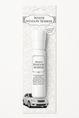 White Wedding Window Marker for Getaway Car Decorations