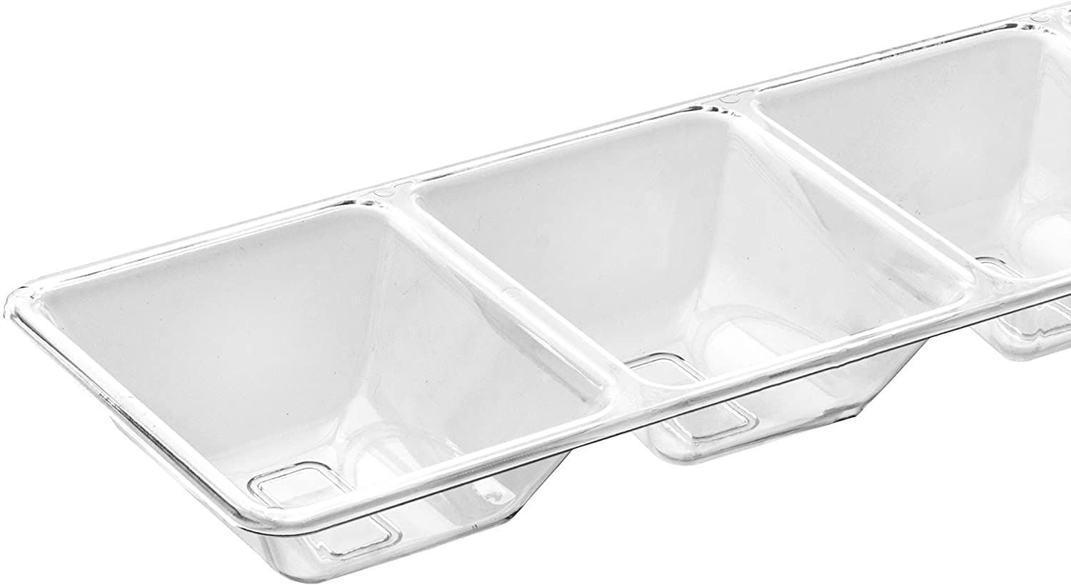4 Compartment Tray | Clear